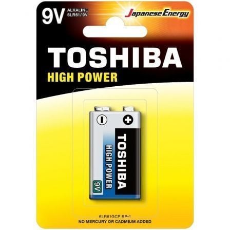 Pilha 9V Toshiba 6LR61 / 9V / Alcalina
