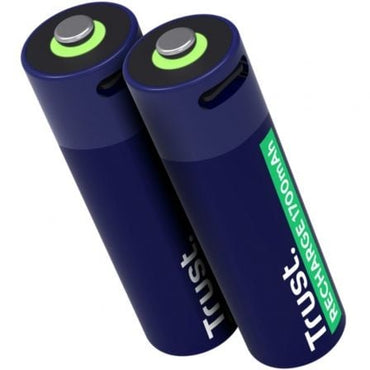 Pack de 2 Pilhas AA Trust 25584 / Recarregáveis