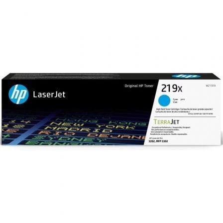 Toner Original HP nº219X XL Alta Capacidade/ Ciano