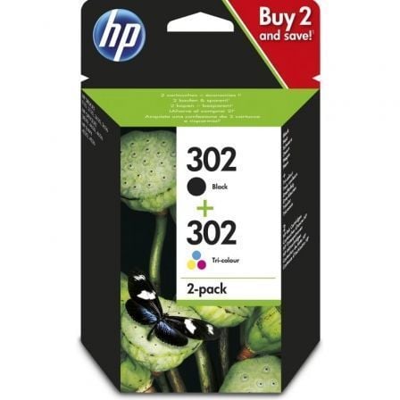 Tinteiro Original HP nº302 Multipack/ Preto/ Tricolor