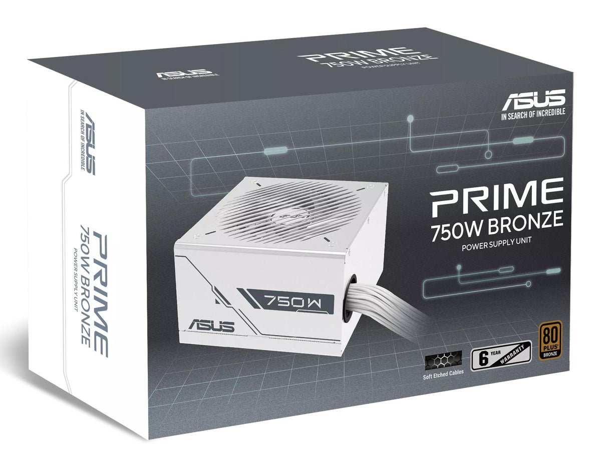 Fonte de Alimentação ASUS PRIME 750B / 90YE00Y3-B0NA00 branco - imagem 20