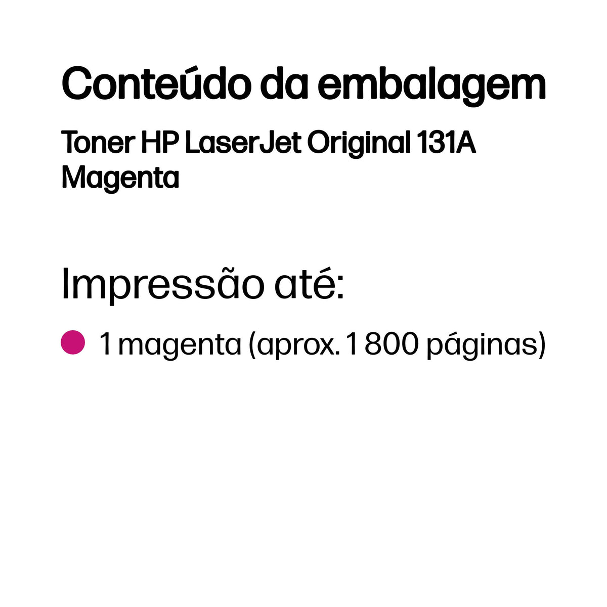 HP toner 131A Magenta - imagem 4
