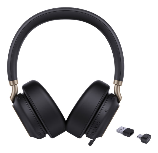 Auscultadores Yealink BH76 Plus Teams preto USB-C/A
