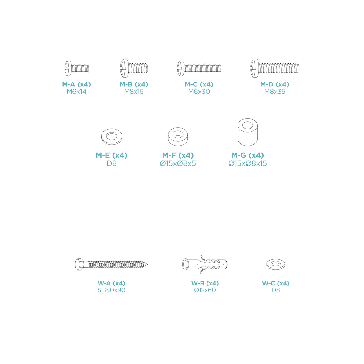 Suporte TV Tooq LPCE11100TSLI-B Teto 50"-100" - imagem 10