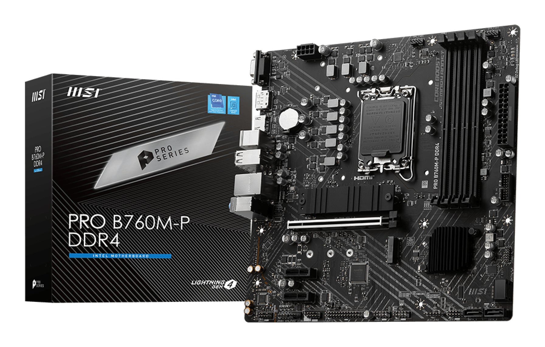 MSI Placa Base PRO B760M-P DDR4 mATX LGA1700