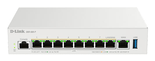 Router D-Link DBR-600-P PoE 9x2.5G 120W