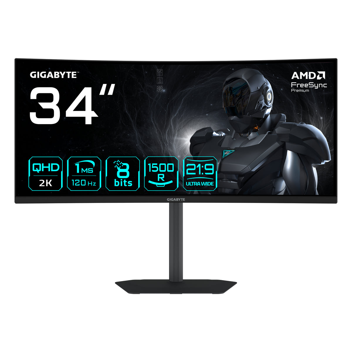 Monitor Gigabyte curvo GS34WQCA - 34"