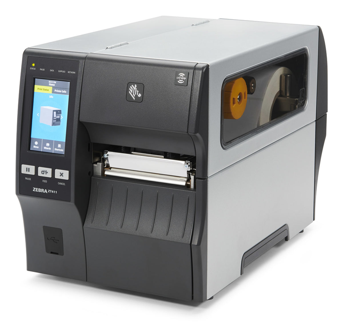 Impressora Zebra ZT411 203 x 203 DPI Com fios & Sem fios Térmica direta / Transferência térmica POS Impressora