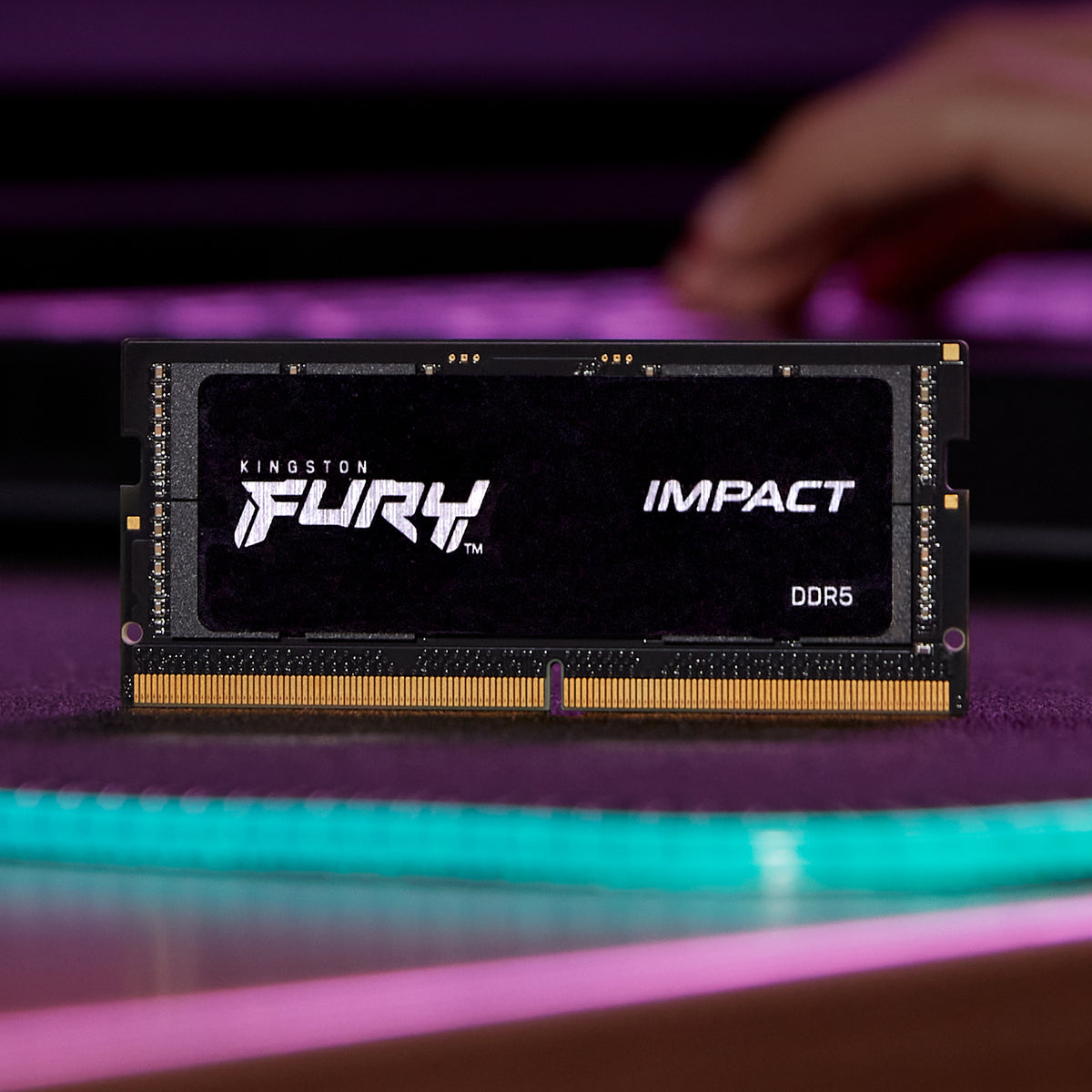 Memória RAM Kingston FURY Impacto 16GB/ DDR5/ 5600MHz/ 1.1V/ CL40/ SODIMM