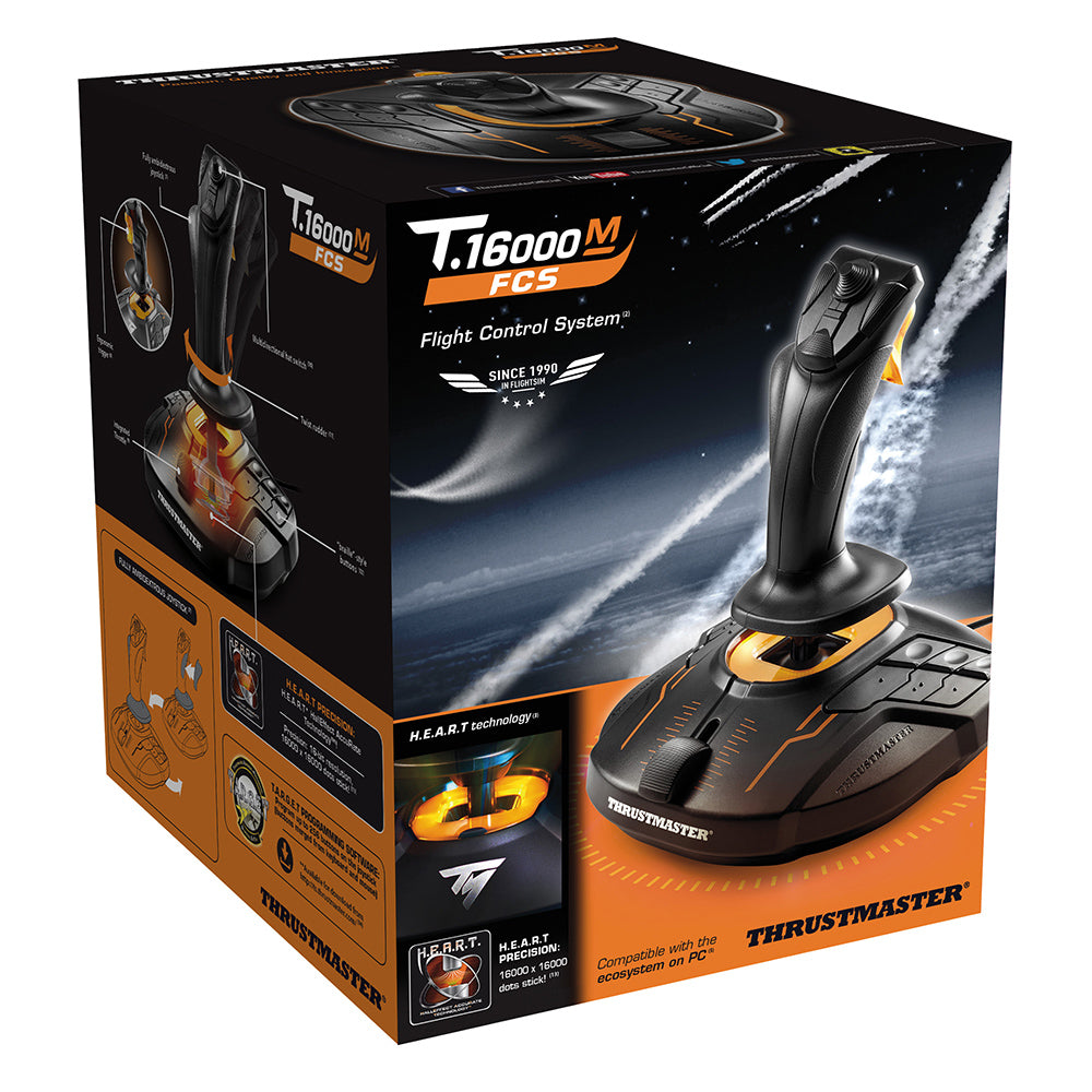Comando de jogos Thrustmaster T.16000M FCS / 2960773 preto, orange - imagem 14