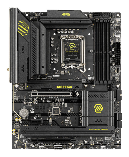 Placa-mãe MSI MAG B860 TOMAHAWK WIFI Intel B860 LGA 1851 (Socket V1) ATX