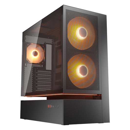 Caixa de Computador Cougar Caja Semitorre CFV235 Mesh preto