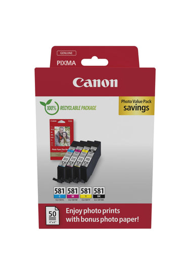 Canon Ink CLI-581 / 2106C006 BK,C,M,e Multipack - imagem 2