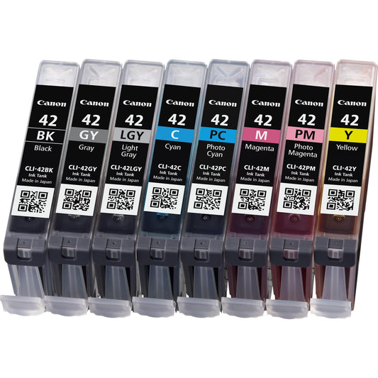 Canon Ink CLI-42 / 6384B010 BK,C,M,e,PC,PM,GY,LGY Multipack - imagem 2