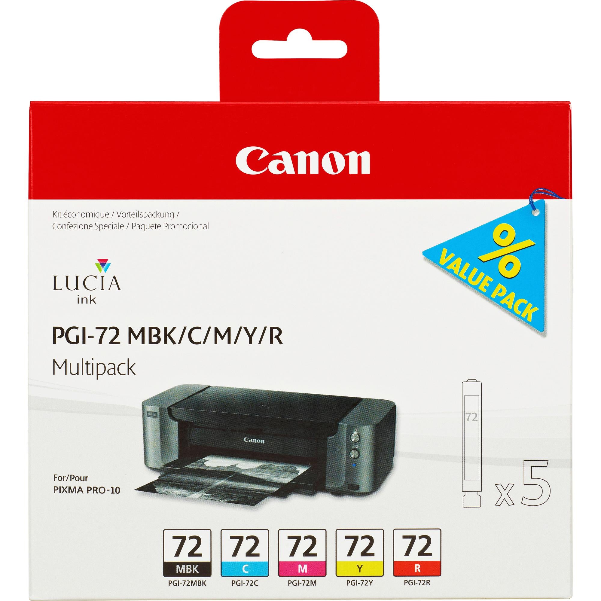 Canon Ink PGI-72 / 6402B009 C,M,MBK,R,e Multipack - imagem 2