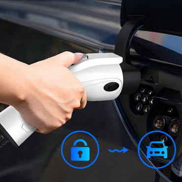 Estação de carregamento EV 32A/22KW/5M + tomada industrial preta - Carregador EV tipo 2