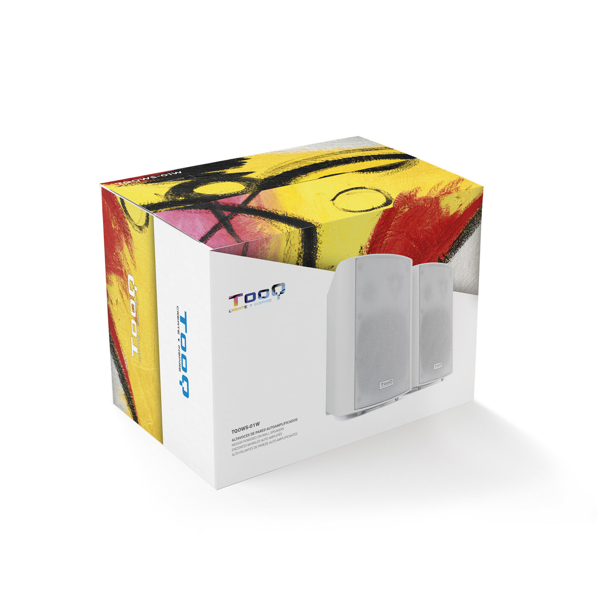 Coluna Tooq TQOWS-01W Colunas Parede Pizarra Dig.2x30W - imagem 13