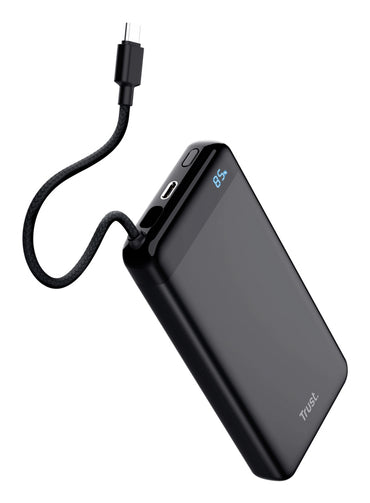 bateria Externa/Powerbank Trust Fiera 20000mAh/ 20W/ Inclui cabo USB Tipo-C