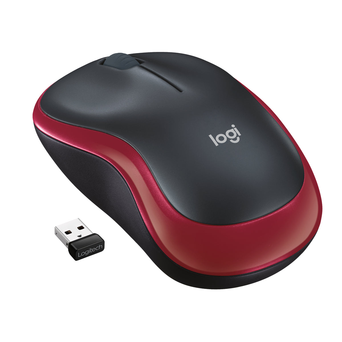Rato Logitech M185 / 910-002237 vermelho