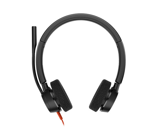 Auscultadores Poly Blackwire 3225 para Microsoft Teams + 3,5mm + Adaptador USB-C/A/ COM ENTRADA MICRO/, 3,5