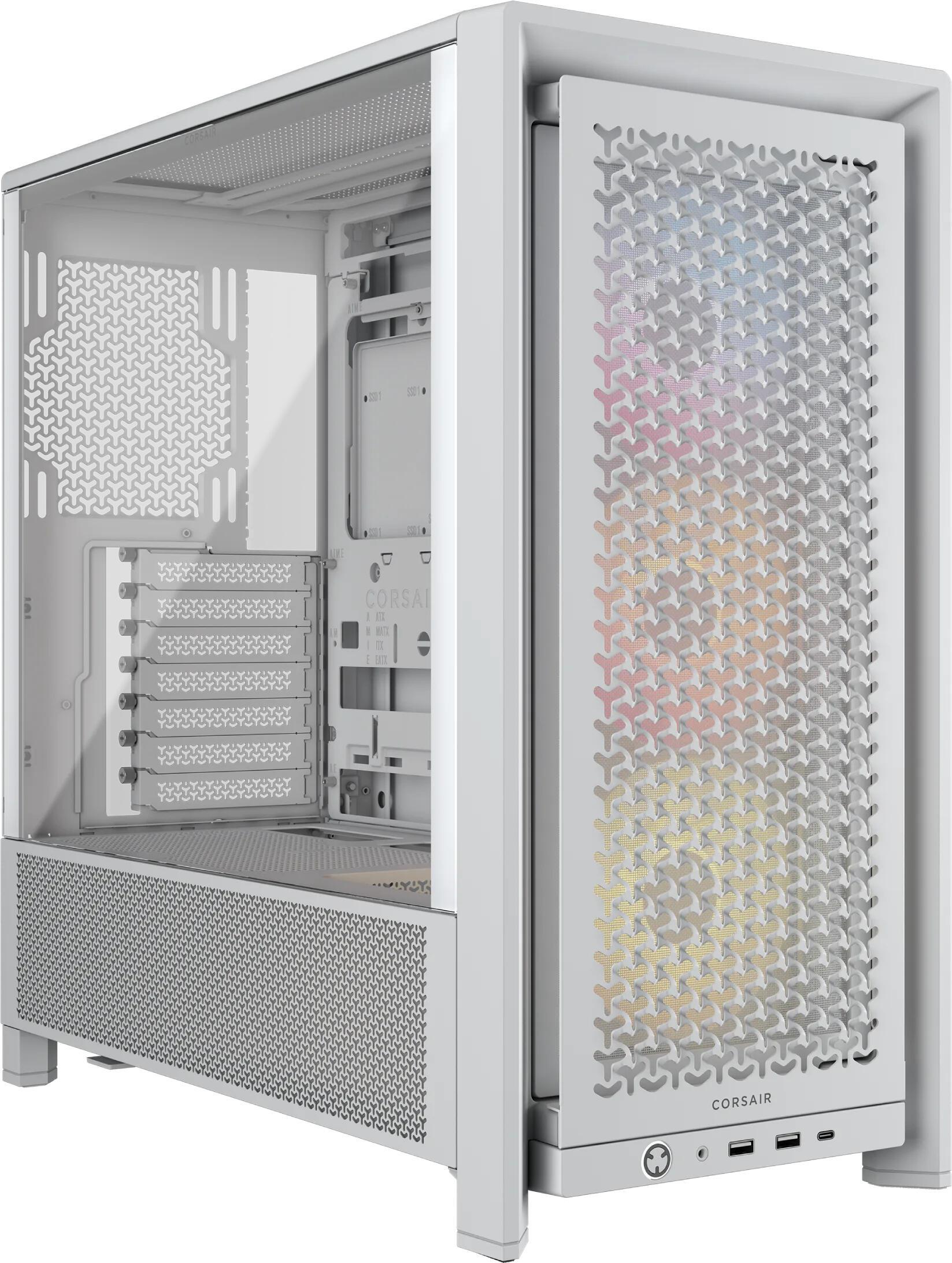 Caixa de Computador Corsair FRAME 4000D RS ARGB / CC-9011297-WW branco