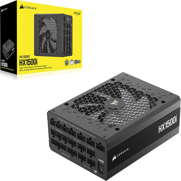 Fonte de alimentação Corsair HX1500i 1500W / CP-9020309-EU preto - imagem 2