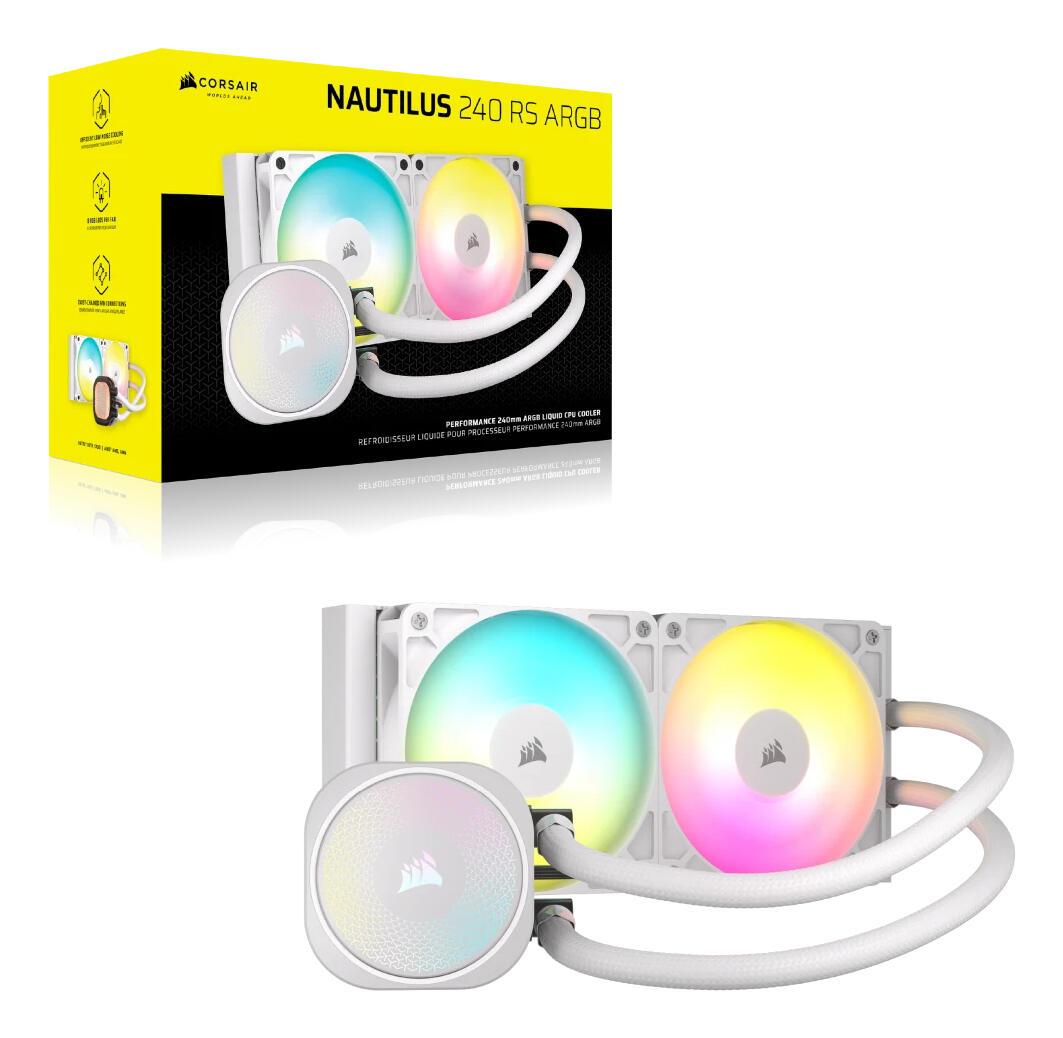 Refrigeração Líquida Corsair NAUTILUS 240 ARGB / CW-9060094-WW branco L - imagem 11