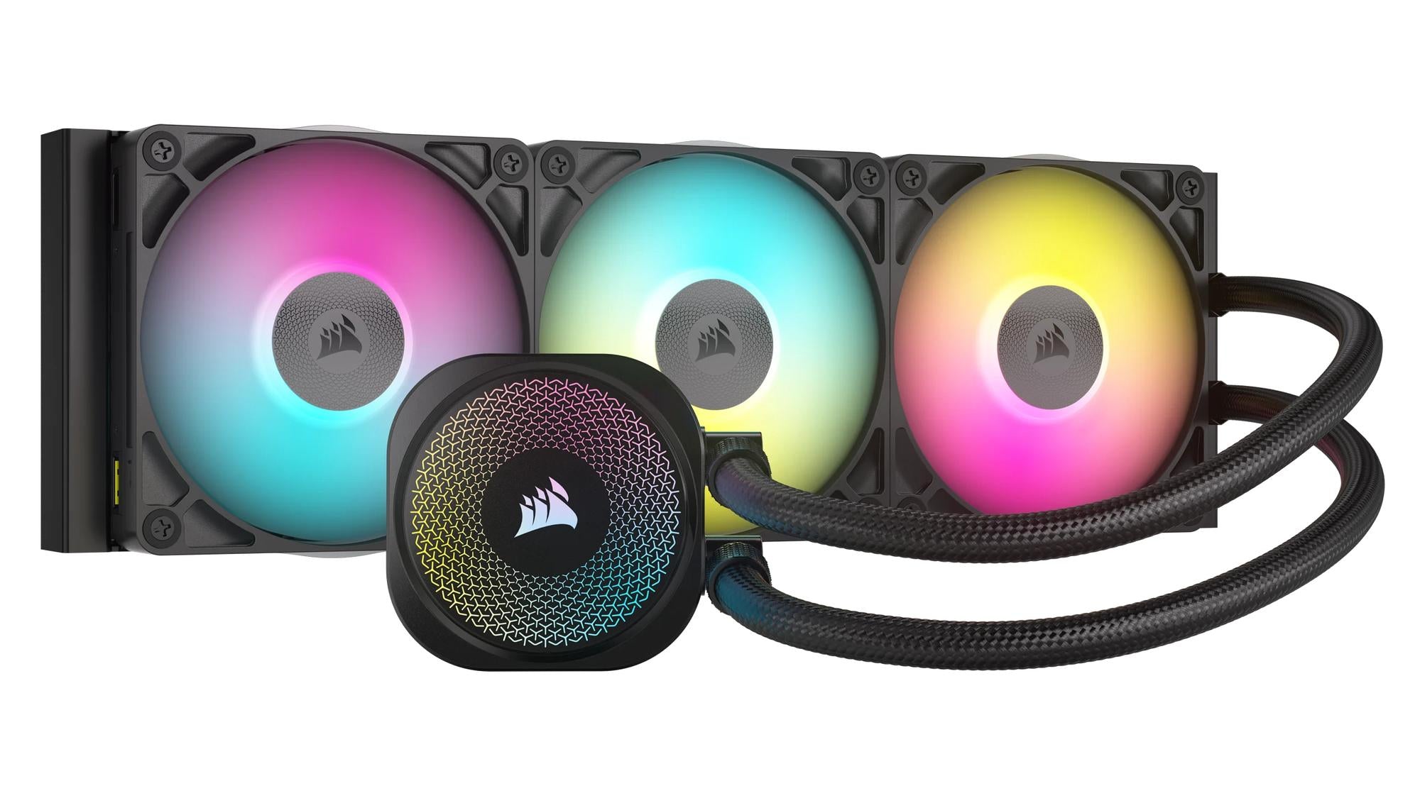 Refrigeração Líquida Corsair iCUE LINK TITAN 360 RX RGB AIO / CW-9061018-WW preto XL