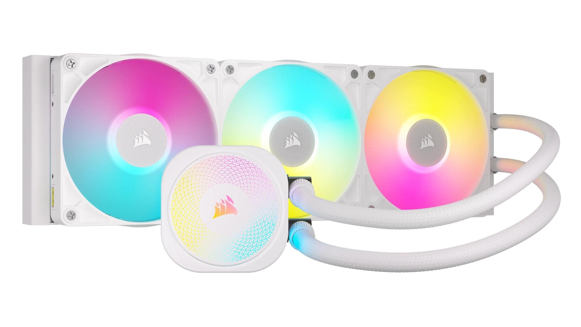 Refrigeração Líquida Corsair iCUE LINK TITAN 360 RX RGB AIO / CW-9061021-WW branco XL