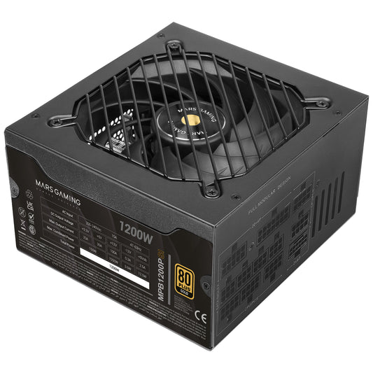 Fonte de Alimentação Mars Gaming Fuente MPB1200PSI 1200W 80Plus Gold Ng
