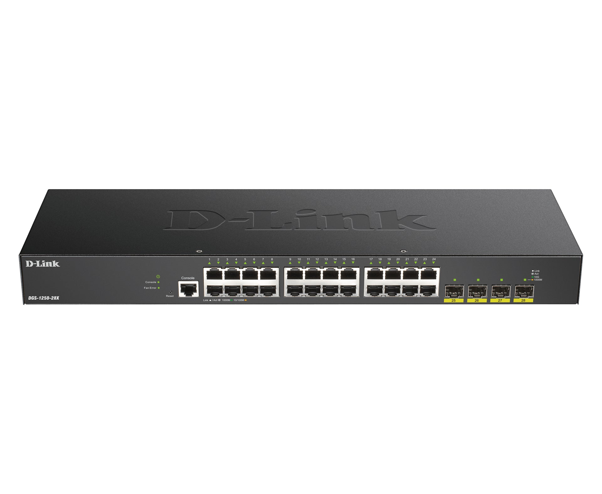 Switch de Rede D-Link DGS-1250-28X/E 24xGB+4x10G SFP+