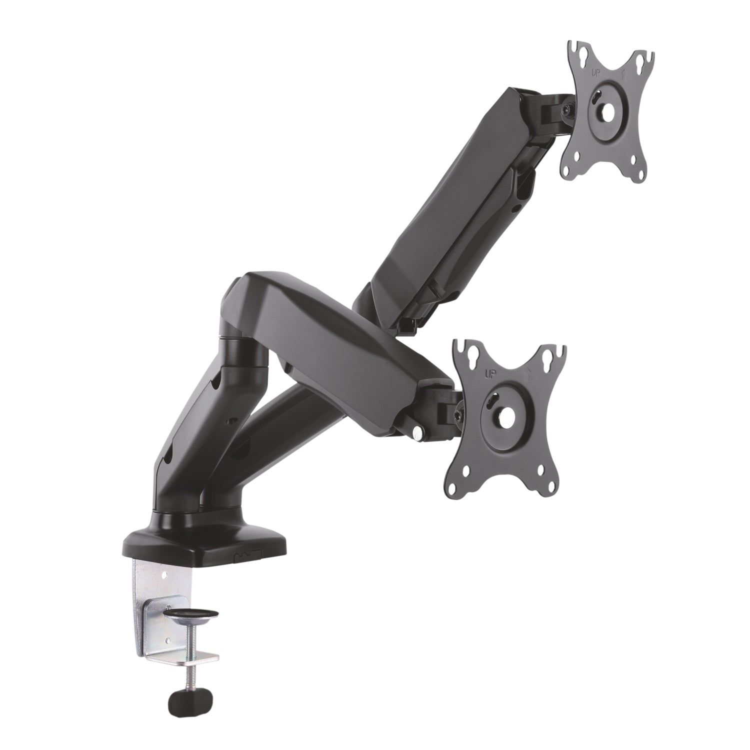 suporte de Mesa com Contrapeso para 2 Monitores Aisens DT27TSR-045/ Giratorio/ Inclinable/ Até 9kg
