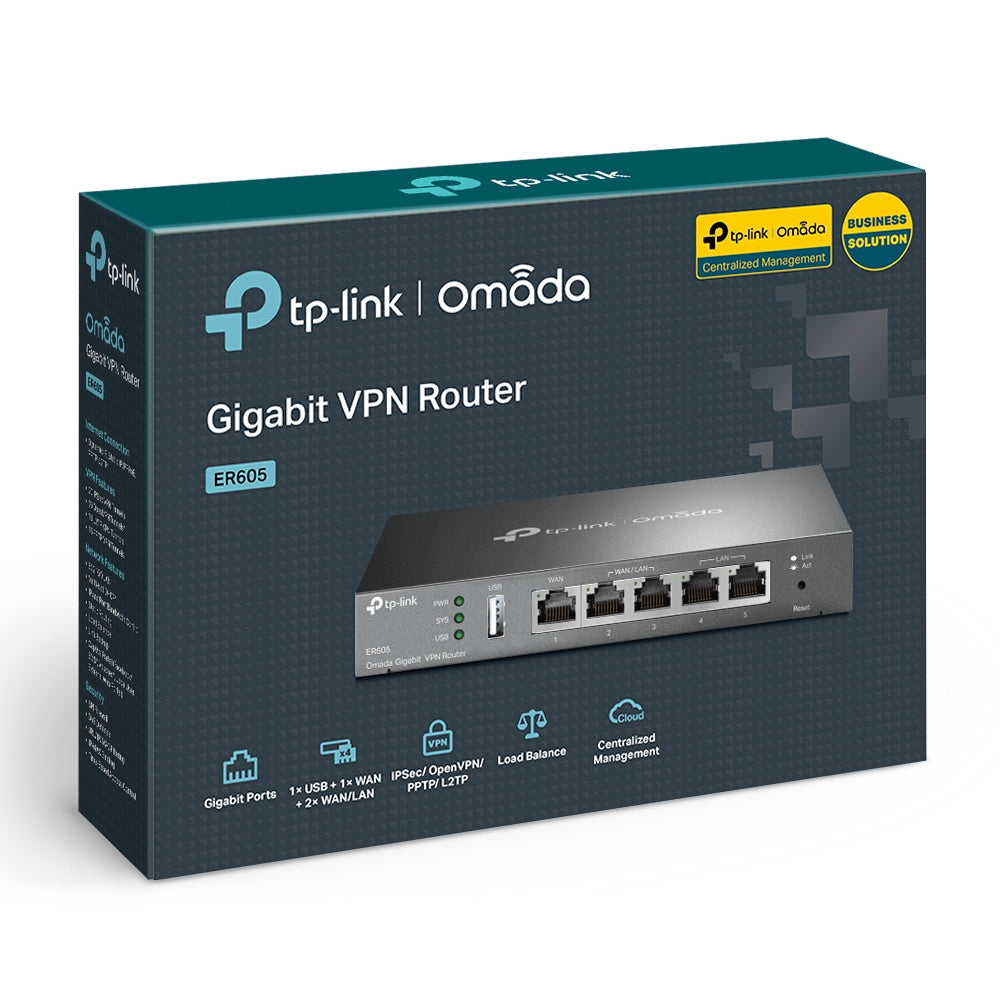 Router TP-Link ER605 / ER605 preto - imagem 5