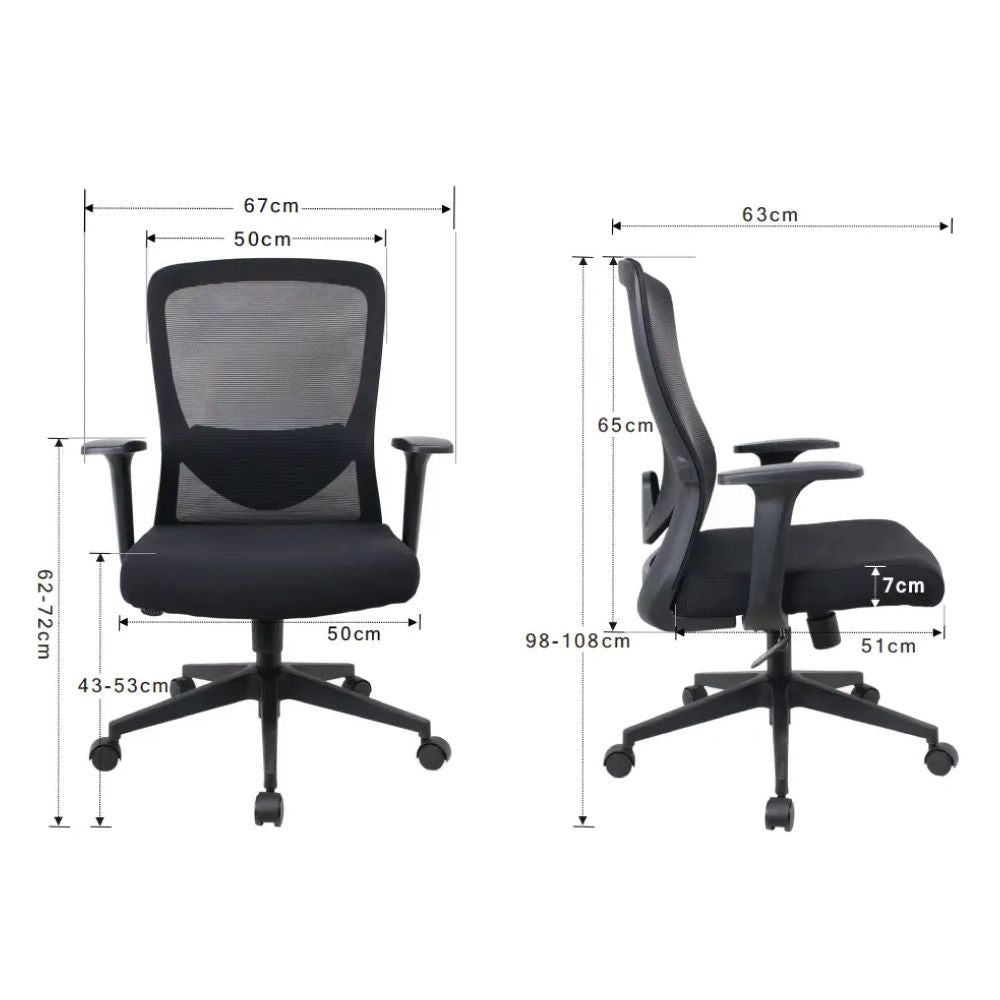 Cadeira iggual Silla oficina Ergoline EN1335 150kg - imagem 19
