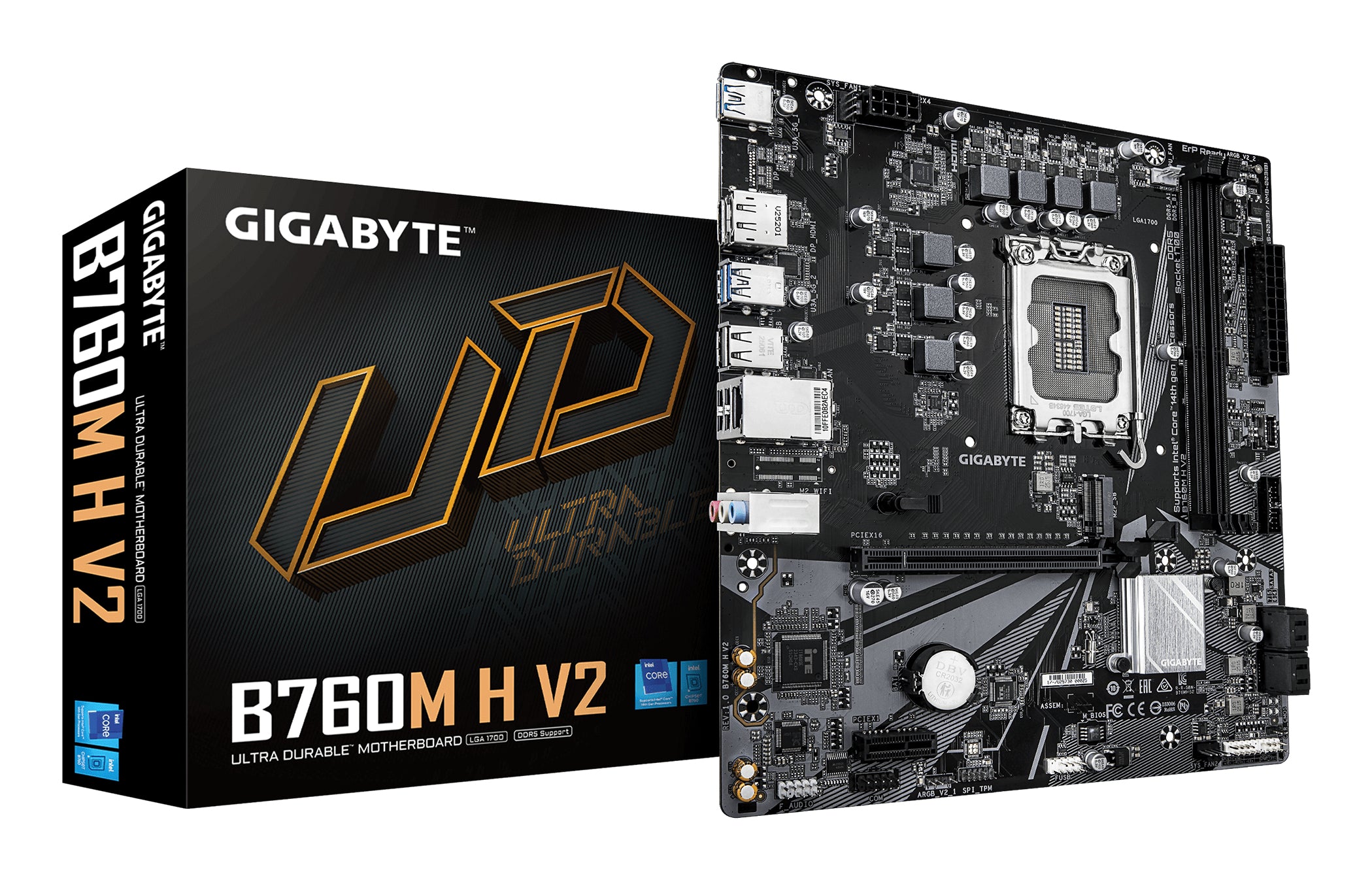 Placa-mãe Gigabyte B760M H V2 - Micro ATX