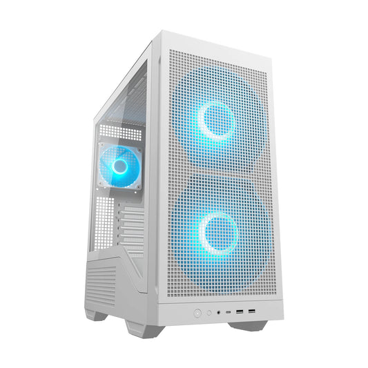 Caixa de Computador Cougar Caja Semitorre MX600 MAX RGB branco
