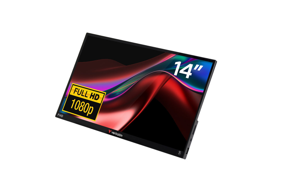 Monitor Verbatim PMT-14 / 49591 preto S