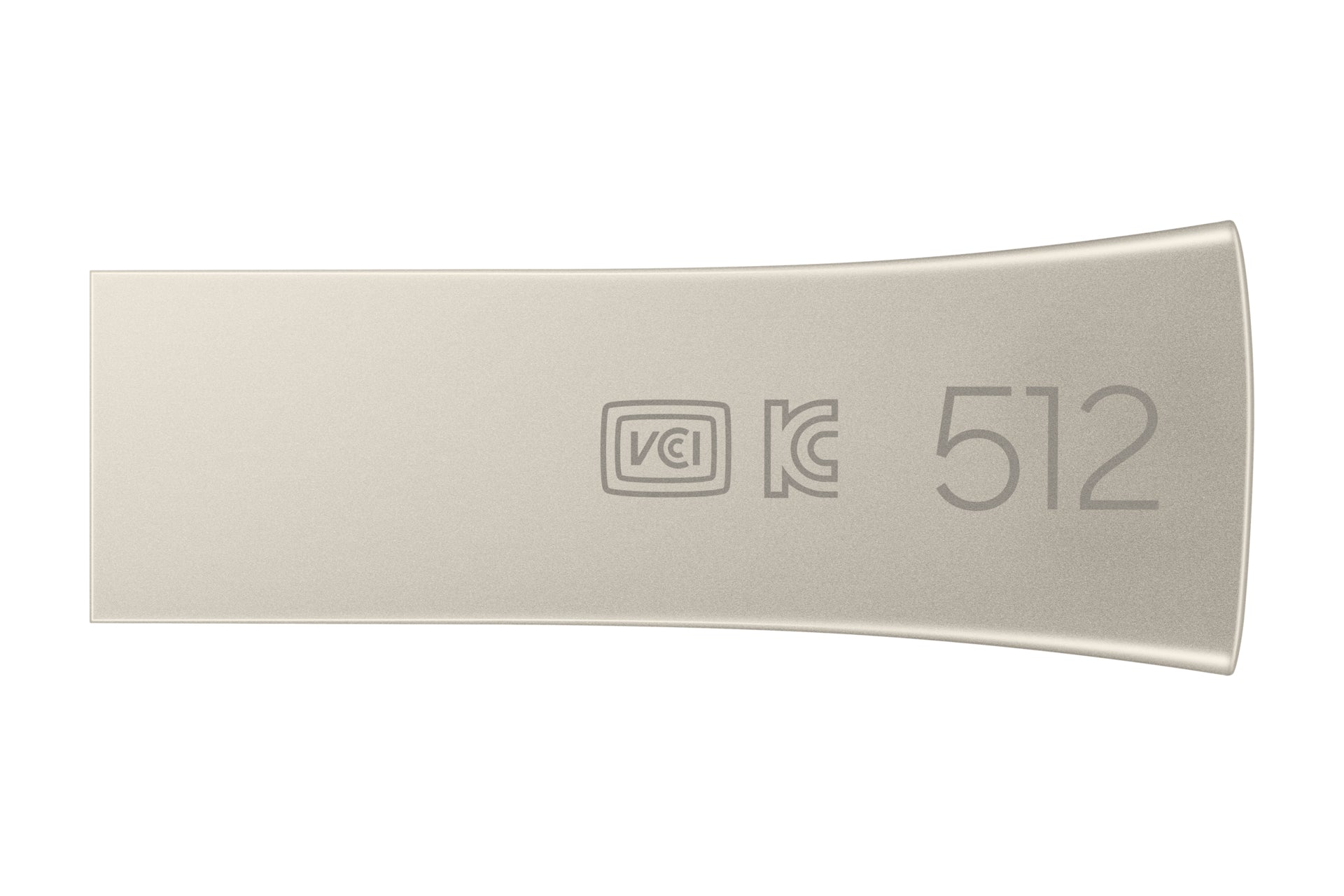 Pen USB Samsung Bar Plus 512GB USB 3.1 Champaign prateado