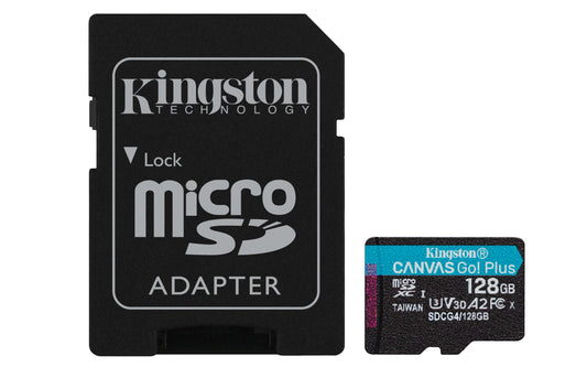 Cartão de Memória Kingston microSD Canvas Go! Plus 4 128GB 200 MB-s