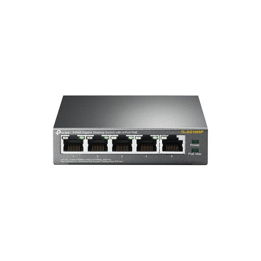 Switch de Rede TP-LINK TL-SG1005P 5xGB 4xPoE