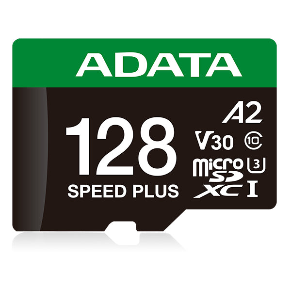 Cartão de Memória ADATA Speed Plus microSDXC UHS-I 128GB U3 V30 A2
