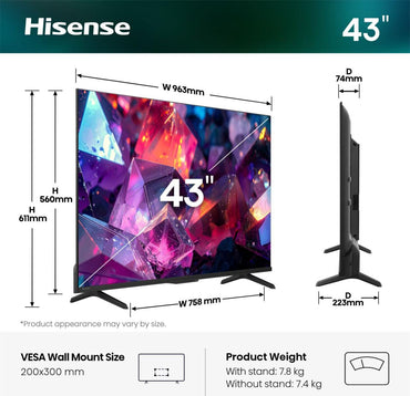 Televisão Hisense 43E7S - Hisense