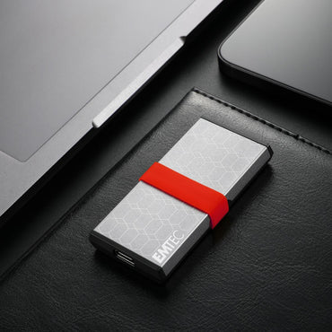 Disco SSD Emtec External X205 512GB / ECSSD512GX205 prateado L - imagem 2