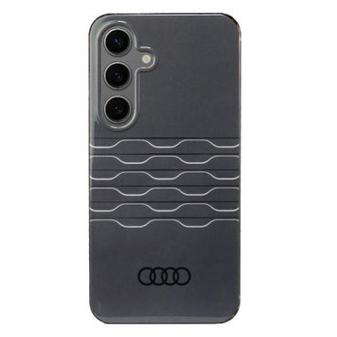 Capa rígida Audi com padrão geométrico IML para S24 S921, preto