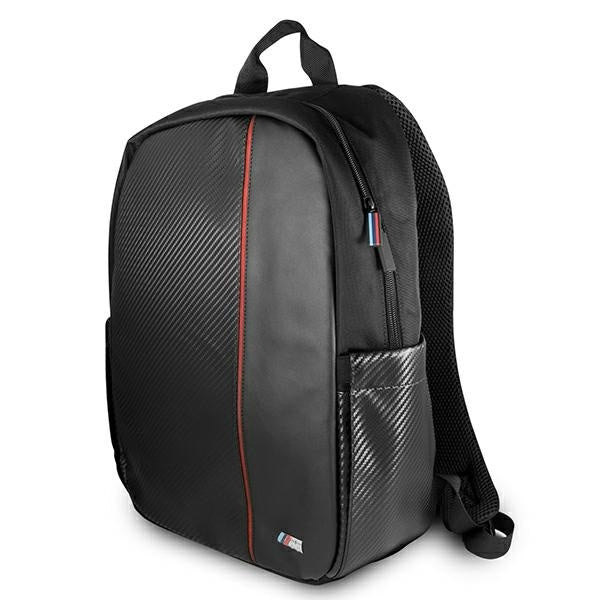 MOCHILA BMW Carbono Red Riscas para portátil 16'' - PRETO