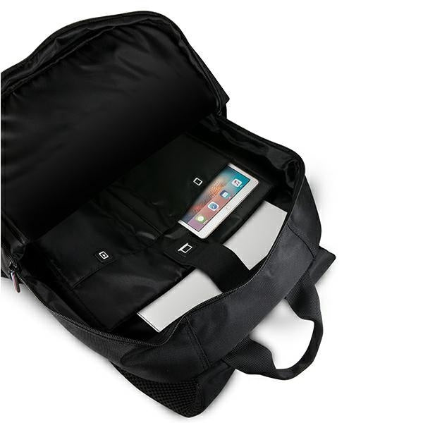 MOCHILA BMW Carbono Red Riscas para portátil 16'' - PRETO