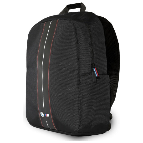 MOCHILA BMW BMBP15COMPVSKR 16" PRETO/black Nylon Red Riscas
