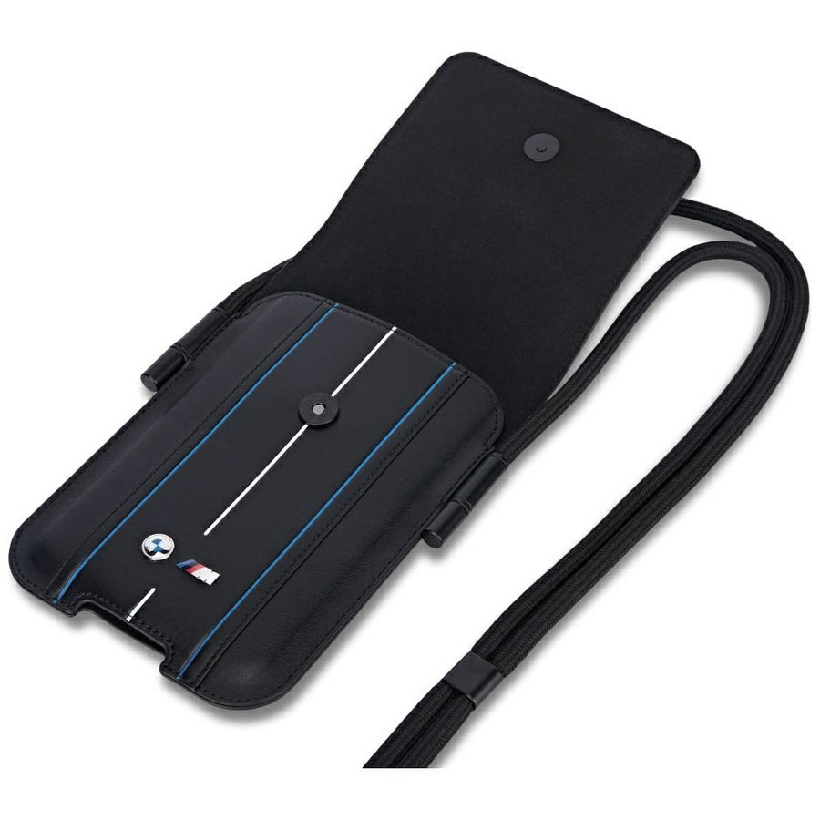 SACO BMW Phone Pouch Riscas Azuis PRETO