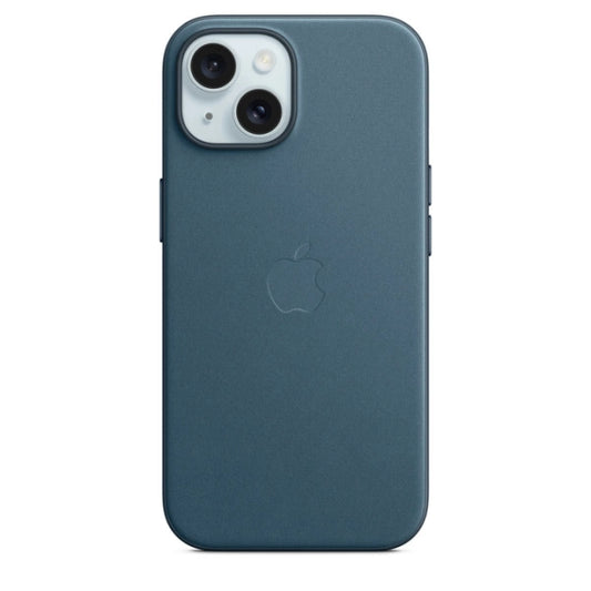 Capa FineWoven Apple MT3G3ZM/A para iPhone 15 - Azul Pacífico (Pacific Blue)