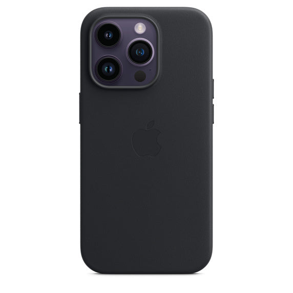 Capa de pele Apple MPP43ZM/A para iPhone 14 - Meia-Noite (Midnight)